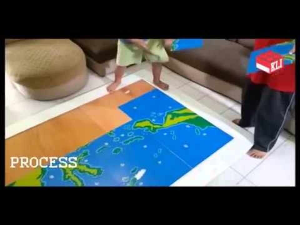 WOW INI DIA PETA INDONESIA TERBUAT DARI MAINAN