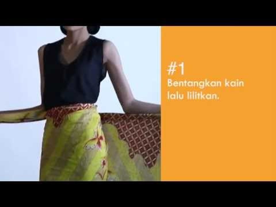 Cara Memakai Kain Batik Gaya Draperi | Tips Busana Nova