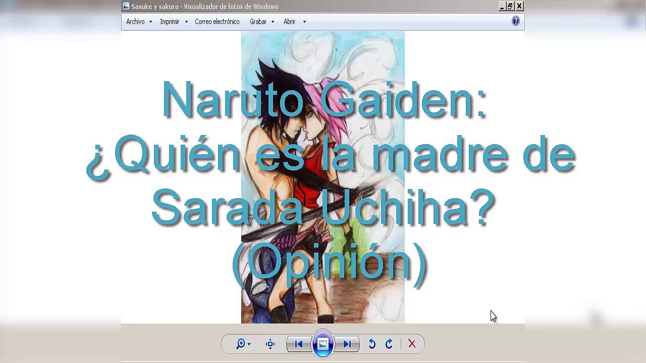 Naruto Gaiden : Quién es la madre de Sarada Uchiha