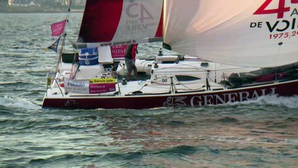 Coucher de soleil aux abords de l'île de Groix