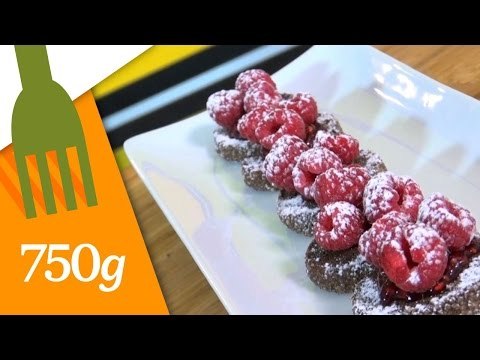 Recette des Sablés Diamants au chocolat et aux framboises - 750 Grammes