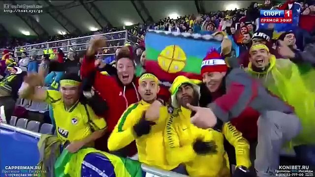 Gol De Neymar - Brazil vs Peru 1-1 Copa America 2015 HD