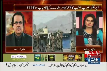 Live With Dr Shahid Masood 14th June 2015 On News One