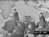 President John F. Kennedy's 57th News Conference, June 24, 1963 in Bonn