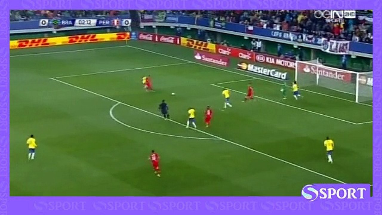 Brazil 2 - 1 Peru 15-6-2015 Copa America
