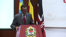 President Kagame  speaks at Central Corridor High Level Industry and Investor Forum in Dar es Salaam