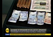 San Juan de Lurigancho: Caen dos sujetos con US$50 mil falsos