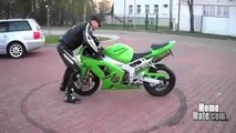 Destroyed in Seconds. Bike Stunt