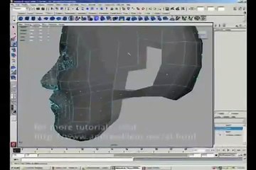 Modeling a Head in Maya, pt5