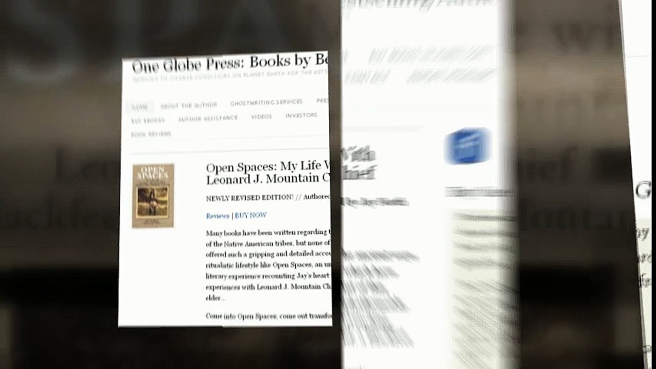 Come Into Open Sapces with Jay North and Leonard J. Mountain Chief, www.OneGlobePress.com