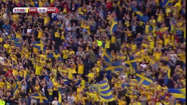 Sweden	3-1	Montenegro (Euro 2016 - Qualif.) EXTENDED highlights 14.06.2015