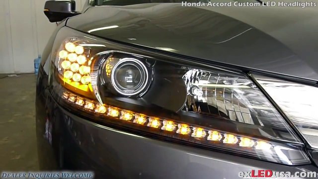 exLEDusa Honda Accord Custom LED Headlights