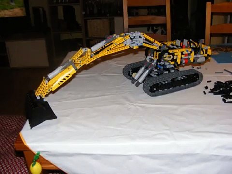 LEGO Technic 8043 Motorisierter Raupenbagger - Stop Motion