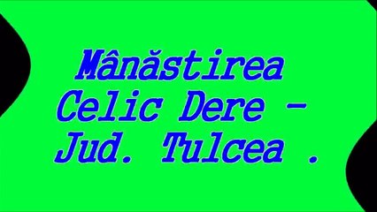 Mânăstirea Celic Dere - Jud Tulcea .