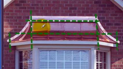 A curved copper roof, in Revit