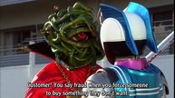 Kamen Rider x Super Sentai X Space Sheriff  Super Hero Taisen Otsu #08