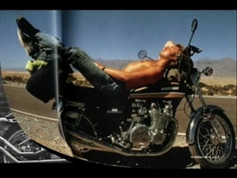 Diaporama johnny et la moto