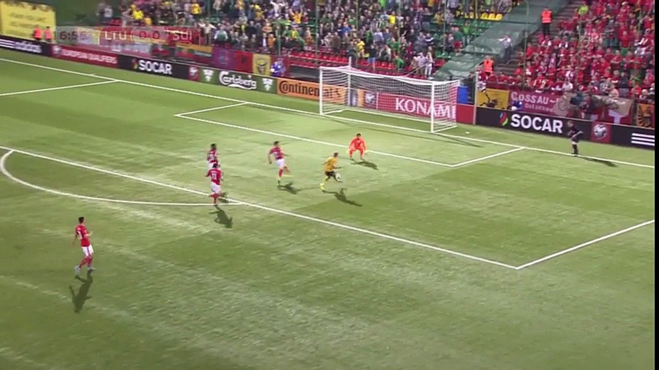 VIDEO Lithuania 1 - 2 Switzerland [Euro Qualifiers] Highlights