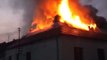 Požár rodinného domu v obci Libušín na Kladensku