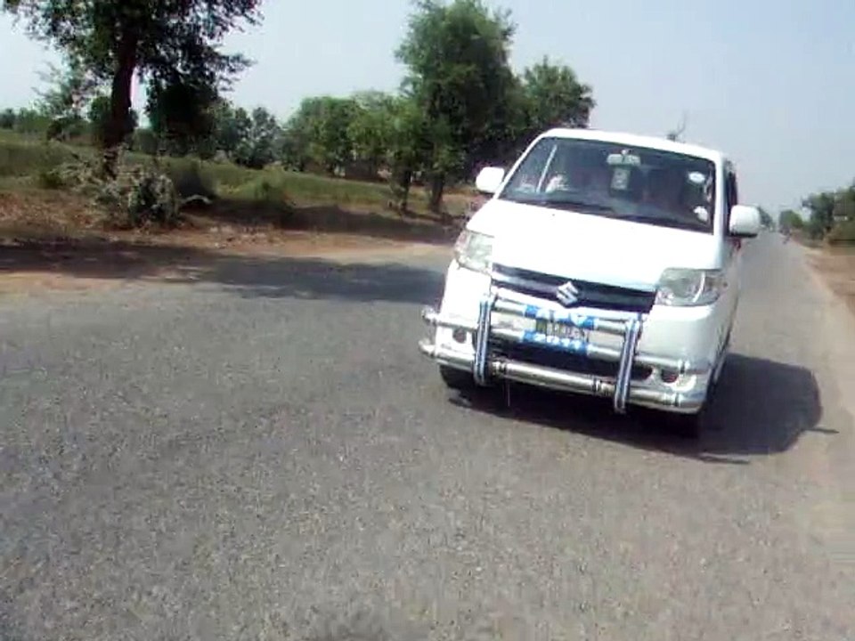 Going to Jhang City by Van & Motor Bike ...