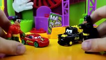 Batman Batcave Imaginext DC Comics Super Friends Batman and Robin Bat Cave Motorcycle