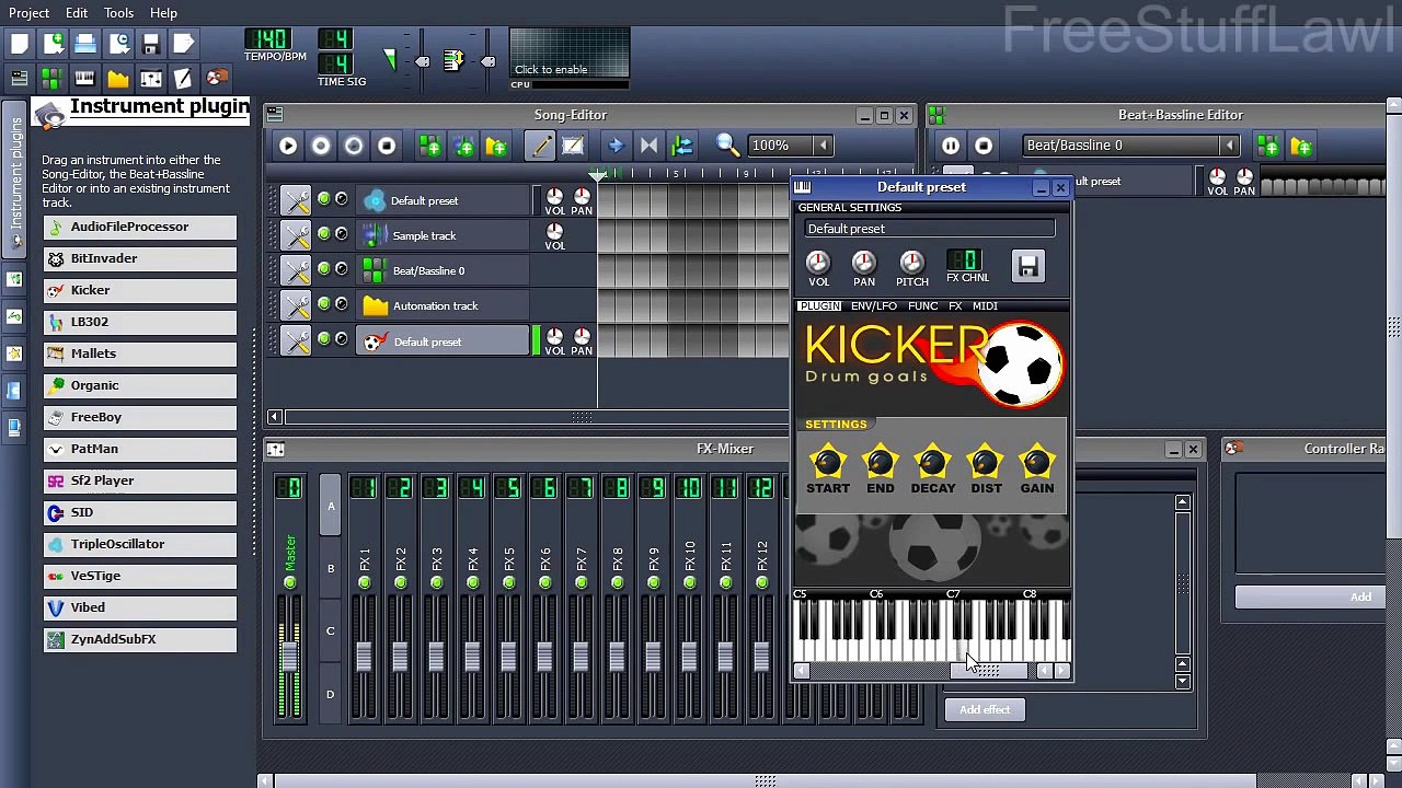 Free Beat Making Software Similar to FL Studio