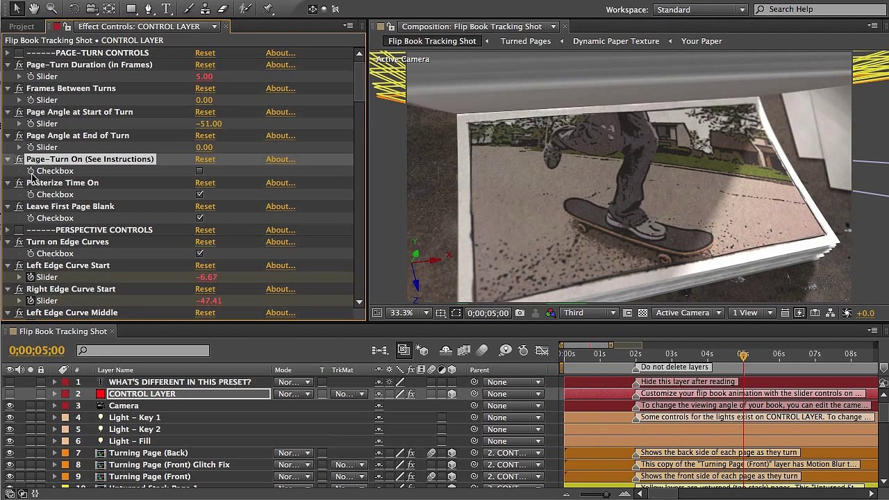 3D Flip Book Effect (After Effects Tutorial)