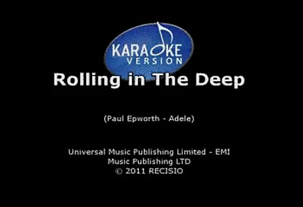 Rolling In The Deep Karaoke