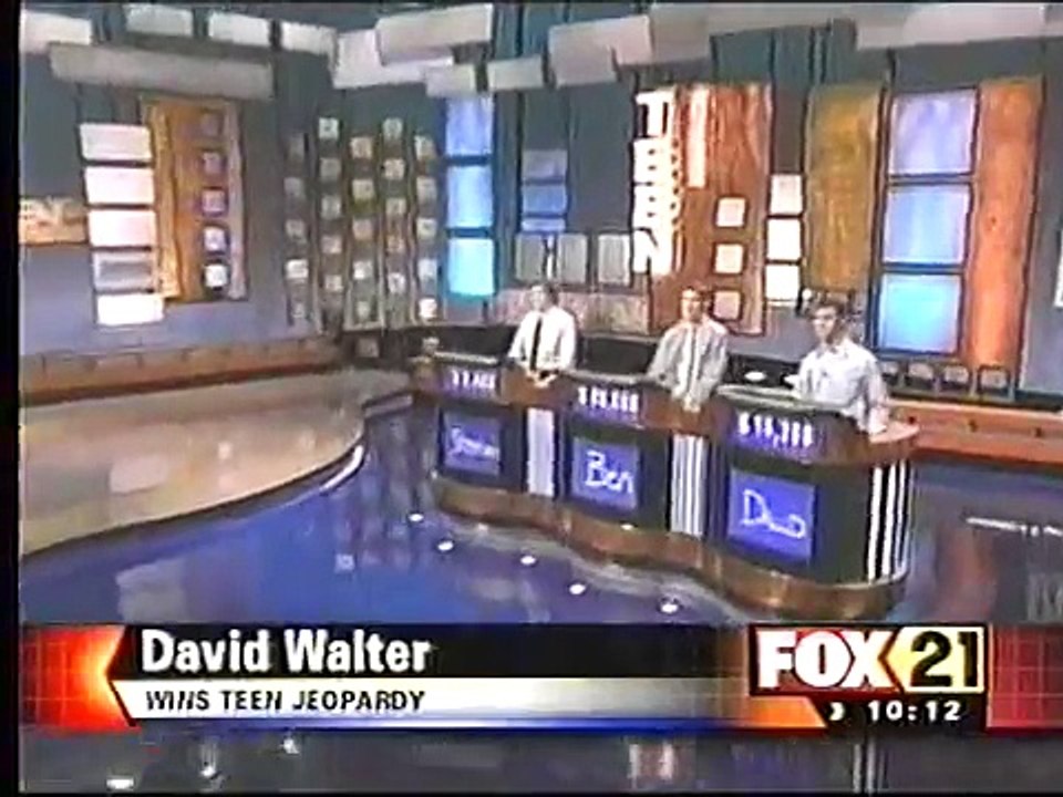 Dave Walter FOX 21 Jeopardy Broadcast