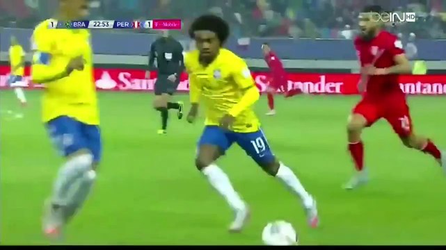 Neymar Double Sombrero Vs Peru | Copa America 2015