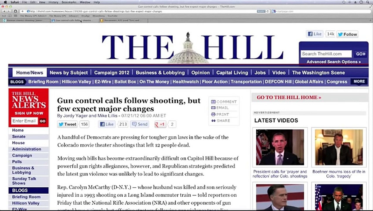 James Holmes  Obama's New Best Friend