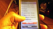 How to delete iPhone 5 browser history   Clear Google search history