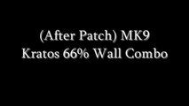 (After Patch) MK9 Kratos 66% Wall Combo