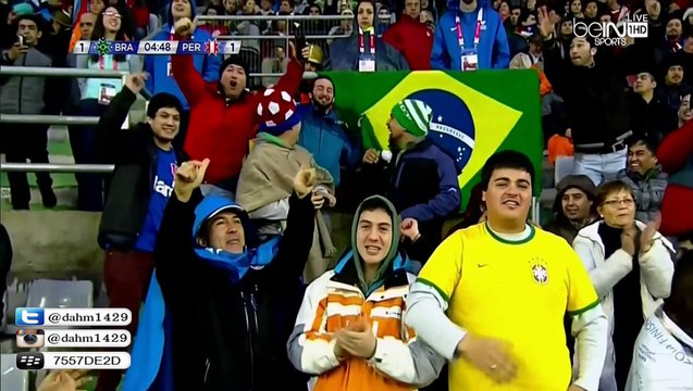اهداف مباراة - البرازيل 2-1 البيرو - كأس كوبا امريكا 2015 في تشيلي - 15/06/2015 رؤوف خليف FULL HD