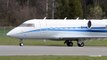 Challenger 604 HB-JRQ, Landing practice at airport Bern-Belp HD