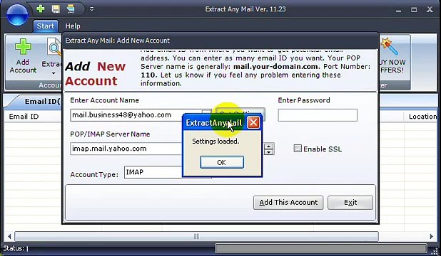 How to get all emails from my yahoo, gmail, hotmail or any other accounts