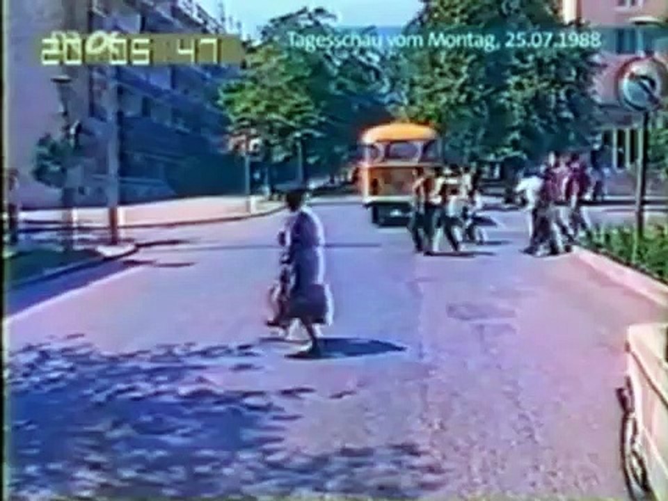 Tagesschau vom 25. Juli 1988 (produziert vom BR in München)