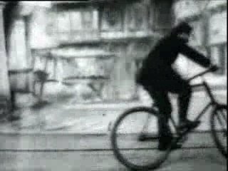 Thomas Edison - 1899 Bicycle Trick Ride