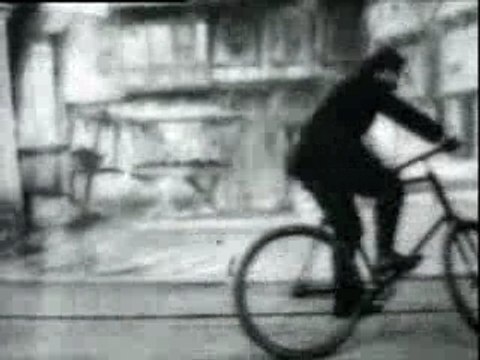 Thomas Edison - 1899 Bicycle Trick Ride