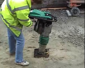 Wacker BS 600 Trench Rammer 10" Wide Plate