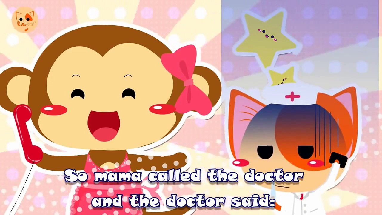 Five Little Monkeys Jumping On The Bed | Children Nursery Rhyme | Songs