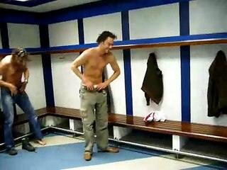 Dutch Players Inside Real Madrid Locker Room
