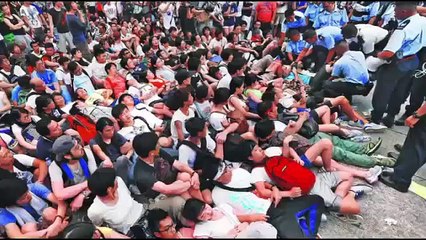 人大料封殺普選 佔領中環啟動--蘋果日報 20140830