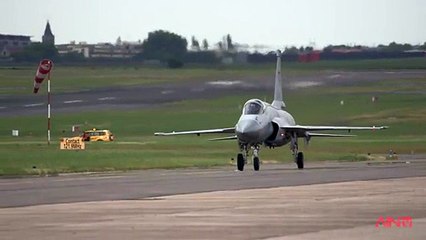 PAF's JF-17 Thunder Flying over Paris Air Show 2015