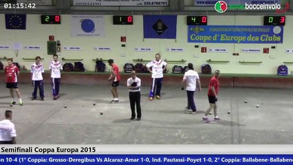 Semifinali Coppa Europa 2015 - Partite Tradizionali