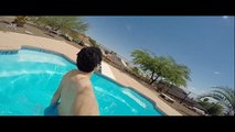 Jumping In Water In Slow-Motion 