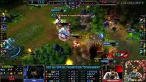 LoL Highlights   CLG vs Curse Academy Game 5 S5 NA LCS Spring Promotion Bo5 Highlights Counter Logic