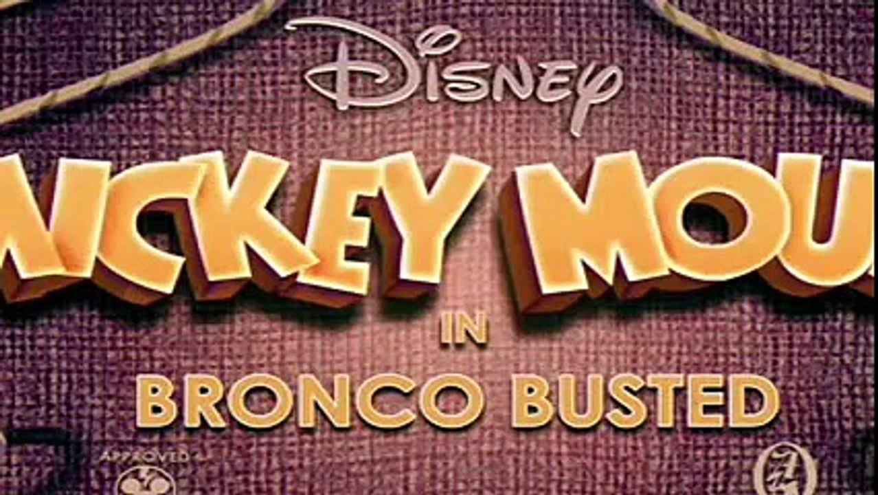 Bronco Busted   A Mickey Mouse Cartoon   Disney Shorts