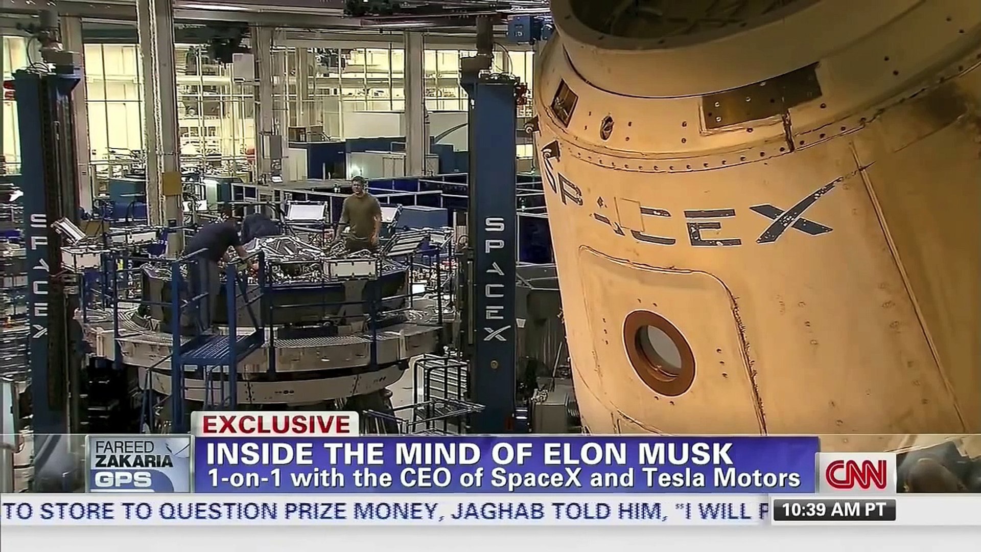 Elon Musk interviewed by Fareed Zakaria CNN