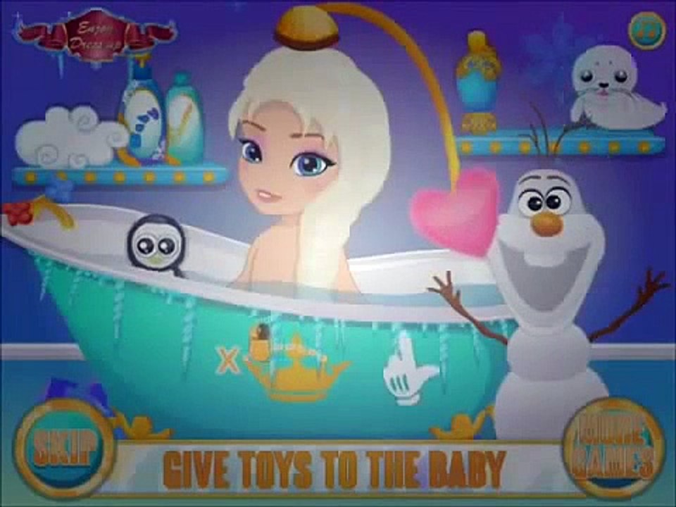Disney frozen game - Frozen elsa makeover spa baby videos games for kids